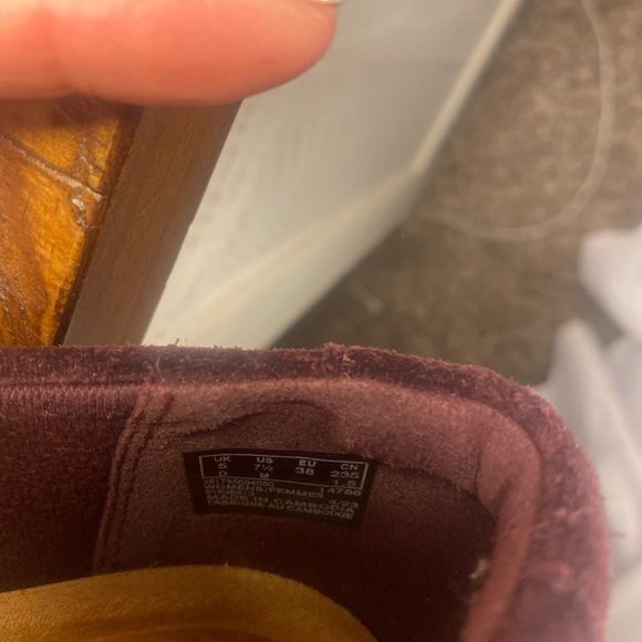 Clarks Collection Leather Loafers Westlynn Bay Maroon Sz 7.5 In Like New Cond - Picture 6 of 6